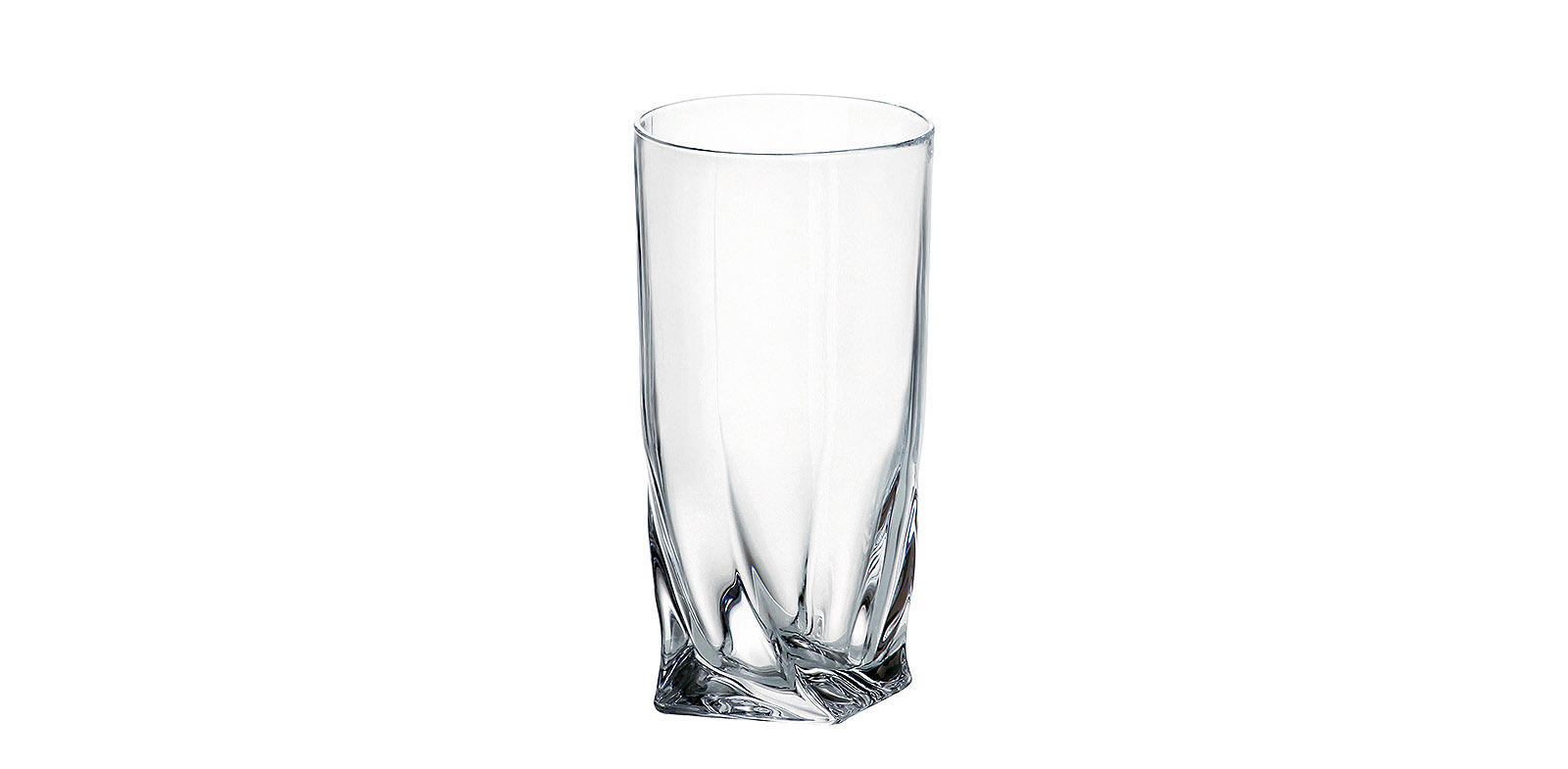 QUADRO KRIŠTÁĽOVÉ POHÁRE NA VODU 350 ml - 6 kusov