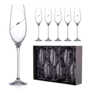 SILHOUETTE POHÁRE NA ŠAMPANSKÉ 210 ml - 6 kusov