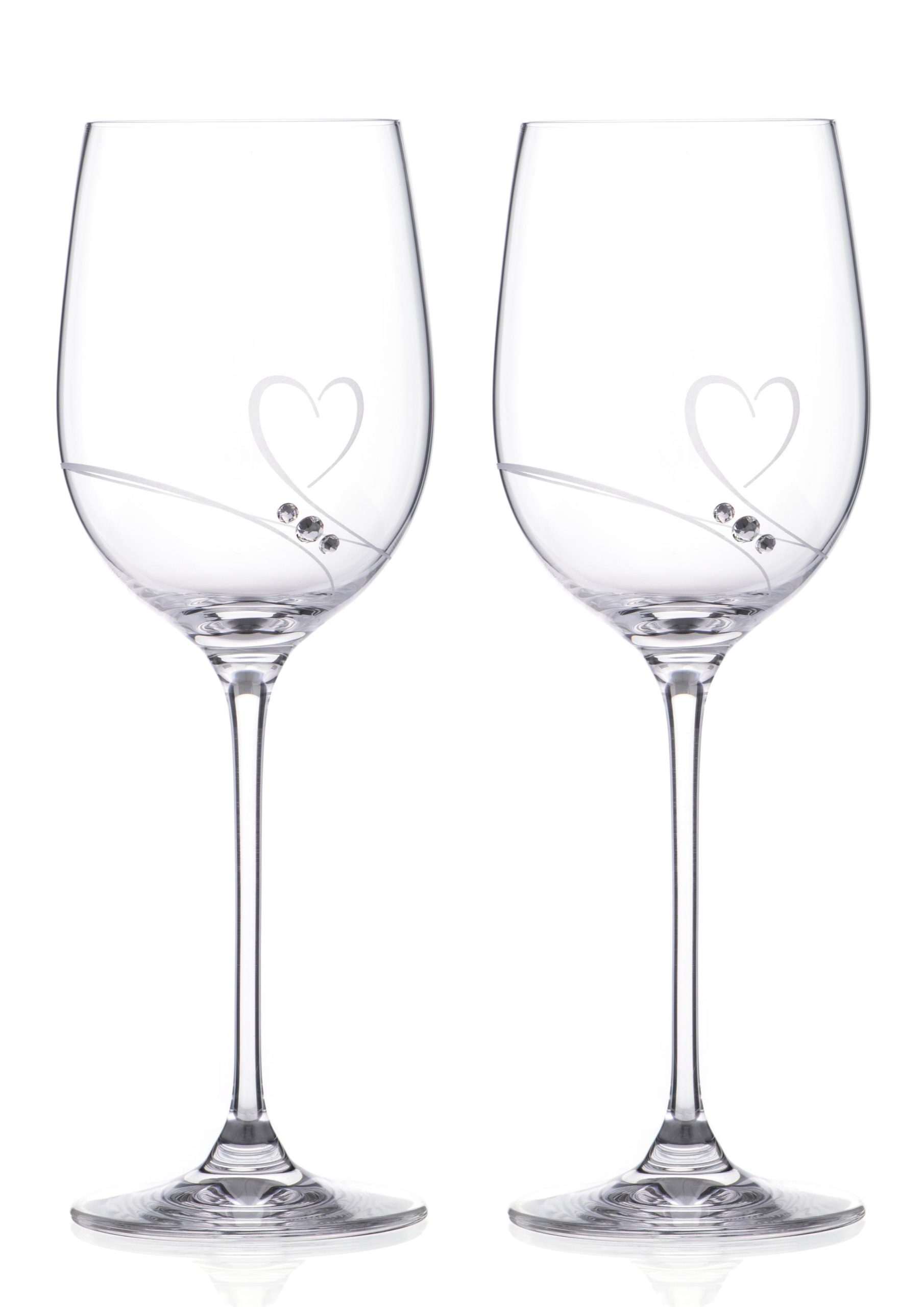 ROMANCE SVADOBNÉ POHÁRE 450 ml - 2 kusy